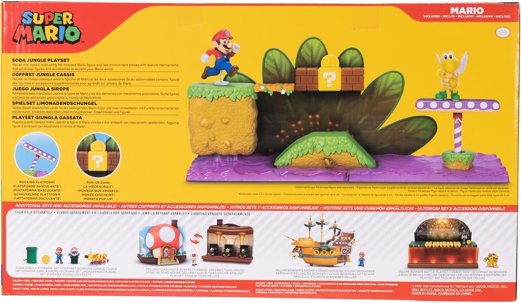 Nintendo 2.5" Soda Jungle Playset