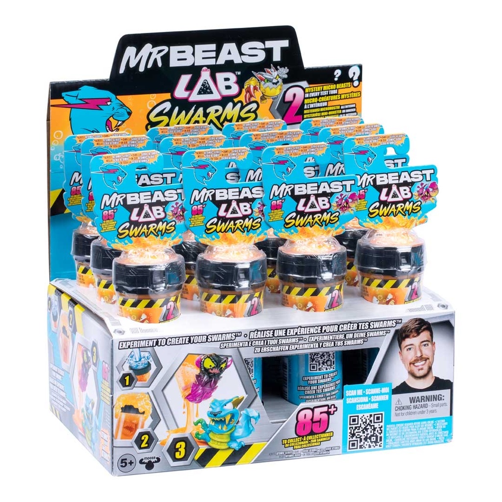 Mrbeast Lab Swarms S2 Test Tube 2Pk 12Pc Cdu (24744)