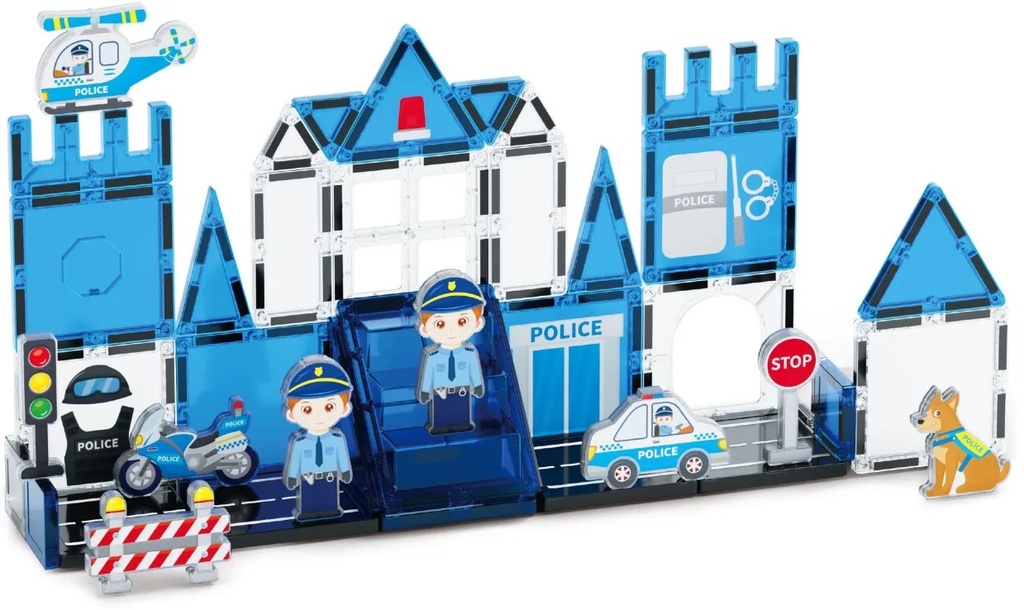 42(Pcs) Police Series -  Blocks