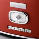 Westinghouse,  2 Slice Toaster, with 1 pc bun warmer , Red