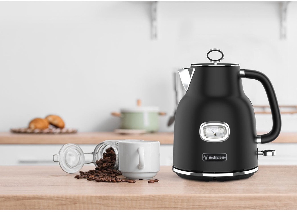 Westinghouse,  Electric Kettle, 1.7 L, Black 