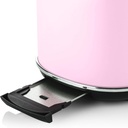 Westinghouse,  2 Slice Toaster, with 1 pc bun warmer , Pink