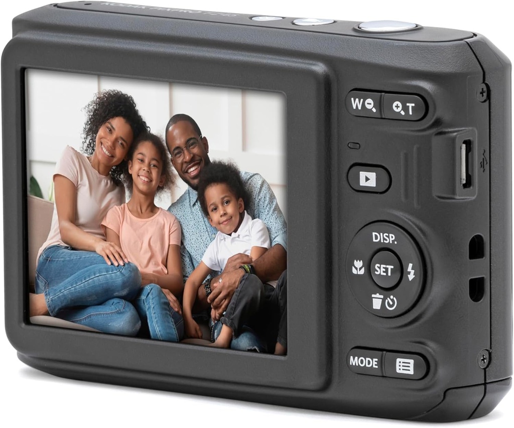 Kodak Pixpro FZ45 BK-Compact 16MP Digital Camera,4xOptical Zoom,AA Batteries Black