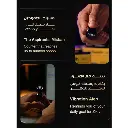 Weslamic Itasbih - Salam+(3 Sizes(18,20,22Mm) In One) Ip67 3.5 Generation Smart Dhikr Ring- Black 