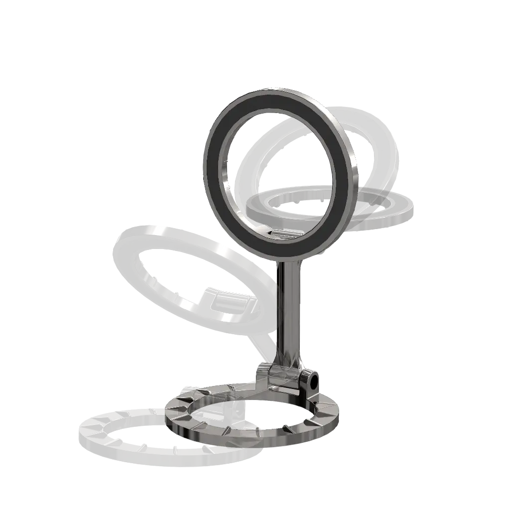 Ego Magstand3 @Semiconductor Cooling Double-Sided Magnetic Qi2 Charger Grey