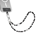 Mageasy Beaded Wrist Strap + Strap Card Snap Hook (With Strap Card)- Midnight Heart
