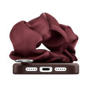 Mageasy Foulard M Bracelet Protective Case For Iphone 17 Pro Burgundy
