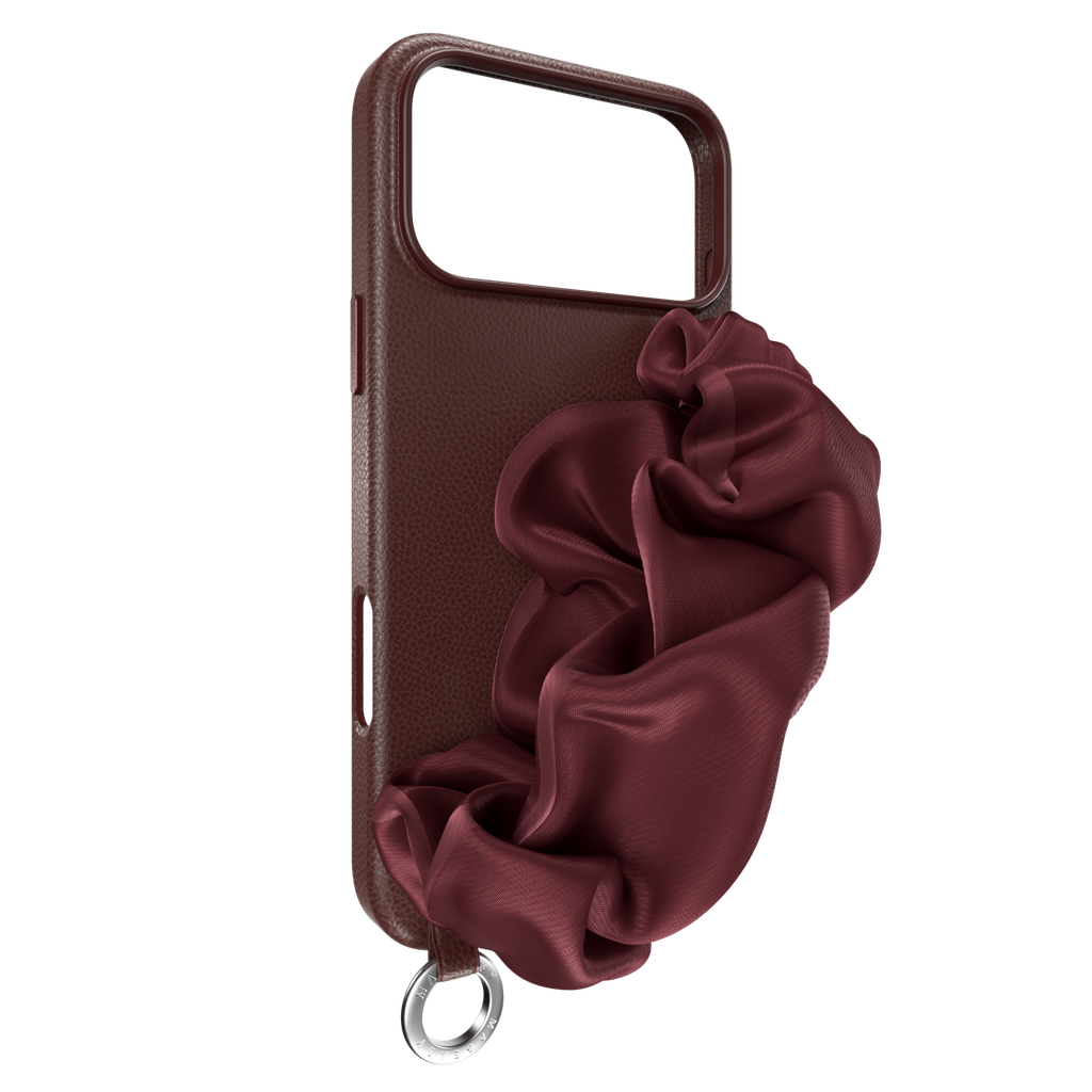 Mageasy Foulard M Bracelet Protective Case For Iphone 17 Pro Max Burgundy