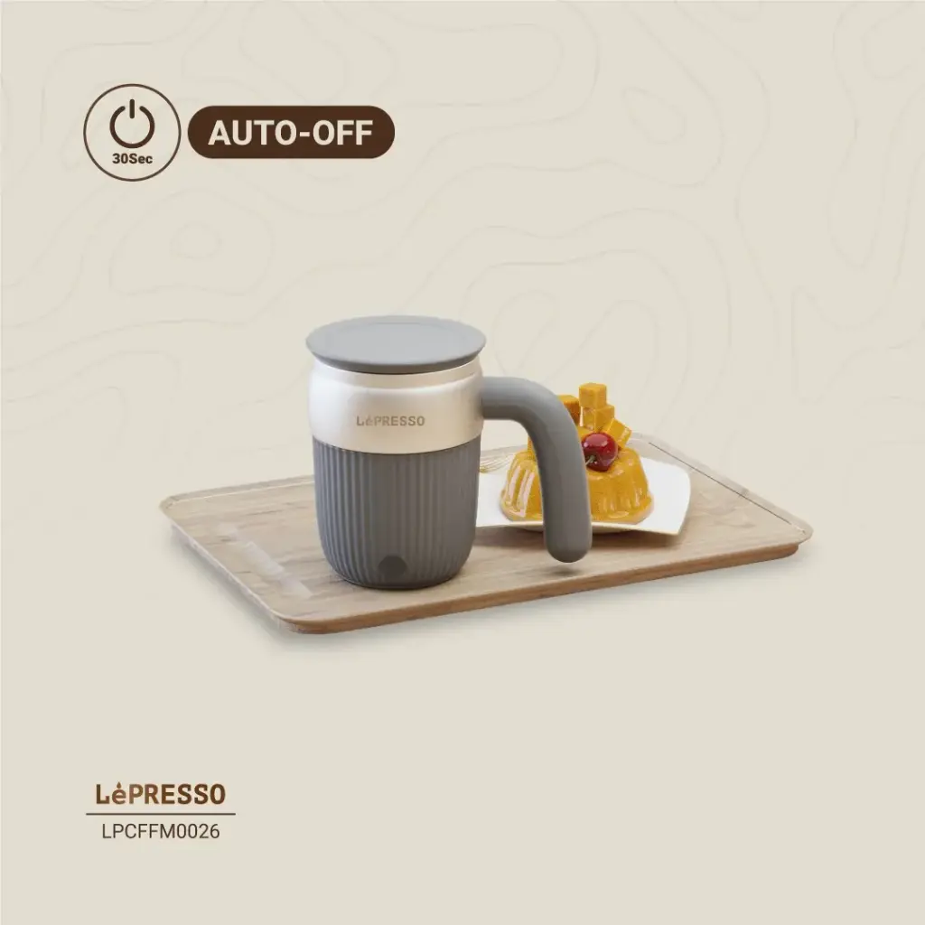 Lepresso Magnetic Mixing Cup 450Ml - Grey