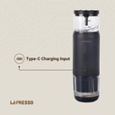 Lepresso Portable Espresso Machine With Thermal Meter - Black