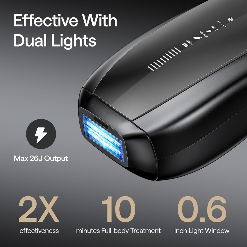 Ulike Air 10 IPL Hair Removal Device w/out Leather Case, For Men, Black 