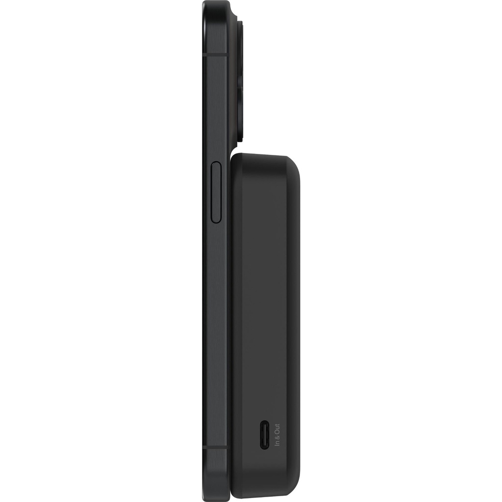 Belkin Boostcharge Qi2 Magnetic 15W Wireless Power Bank 10K + Stand, For Iphone 15/14/13/12 Black