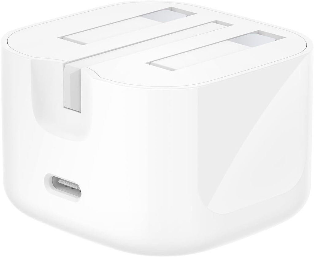 30W Usb-C Cube Wall Charger With Pps, White