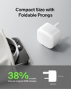 30W Usb-C Cube Wall Charger With Pps, White