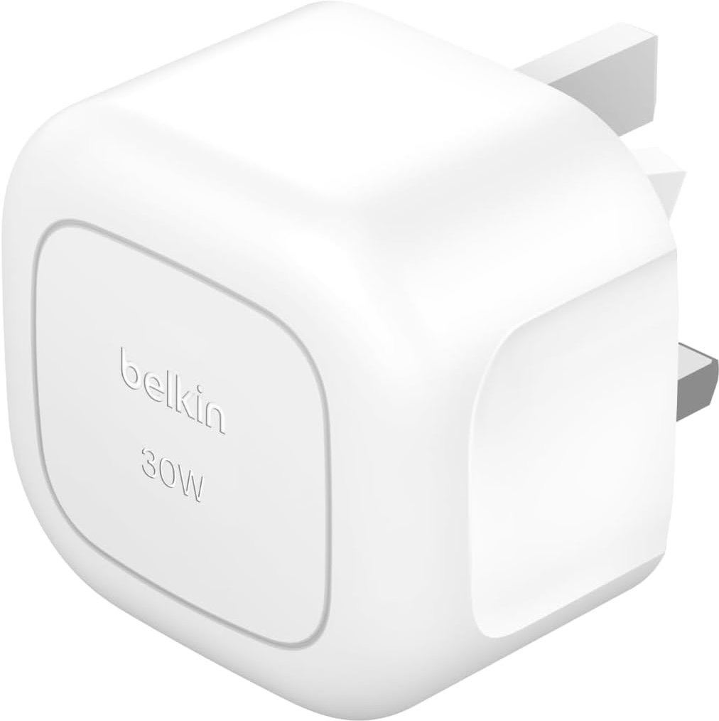 30W Usb-C Cube Wall Charger With Pps, White