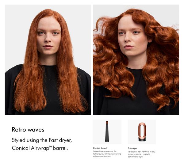 Dyson Airwrap I.D. Multi-Styler And Dryer Straight+Wavy (Amber Silk) Gift Edition 