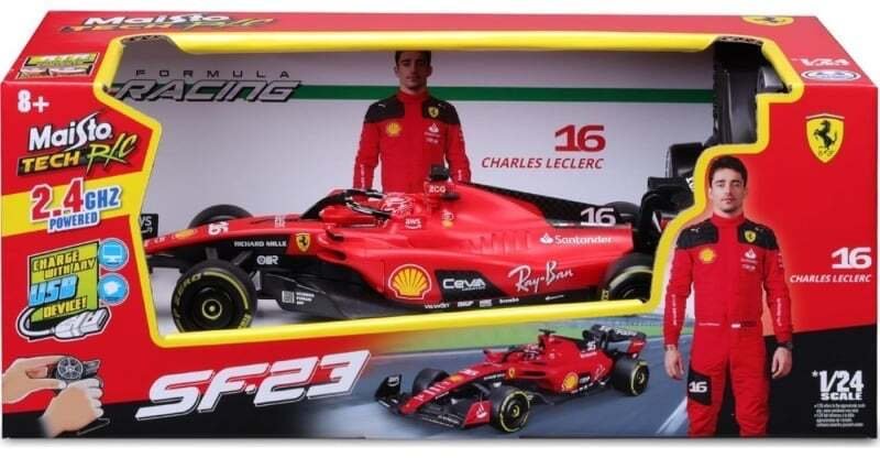 1:24 F1 - Ferrari Sf-23 - 2.4 Ghz (Usb Rechargeable)