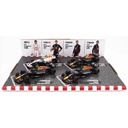 1:43 Formula (Without Helmet & Plastic Stand) - Red Bull Racing 4-Pk.