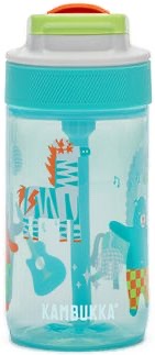 Kambukka Lagoon BPA free water bottle with Straw lid 400 ml -Disco Zoo