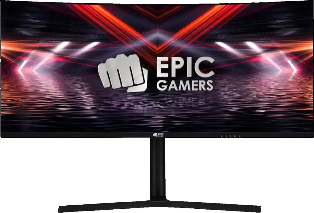 Epic Gamers 34" 165Hz VA WQHD Titan Curved RGB Gaming Monitor - Black