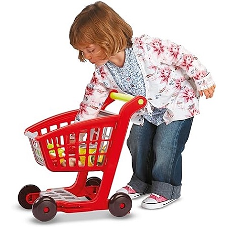 Supermarket trolley + cash register