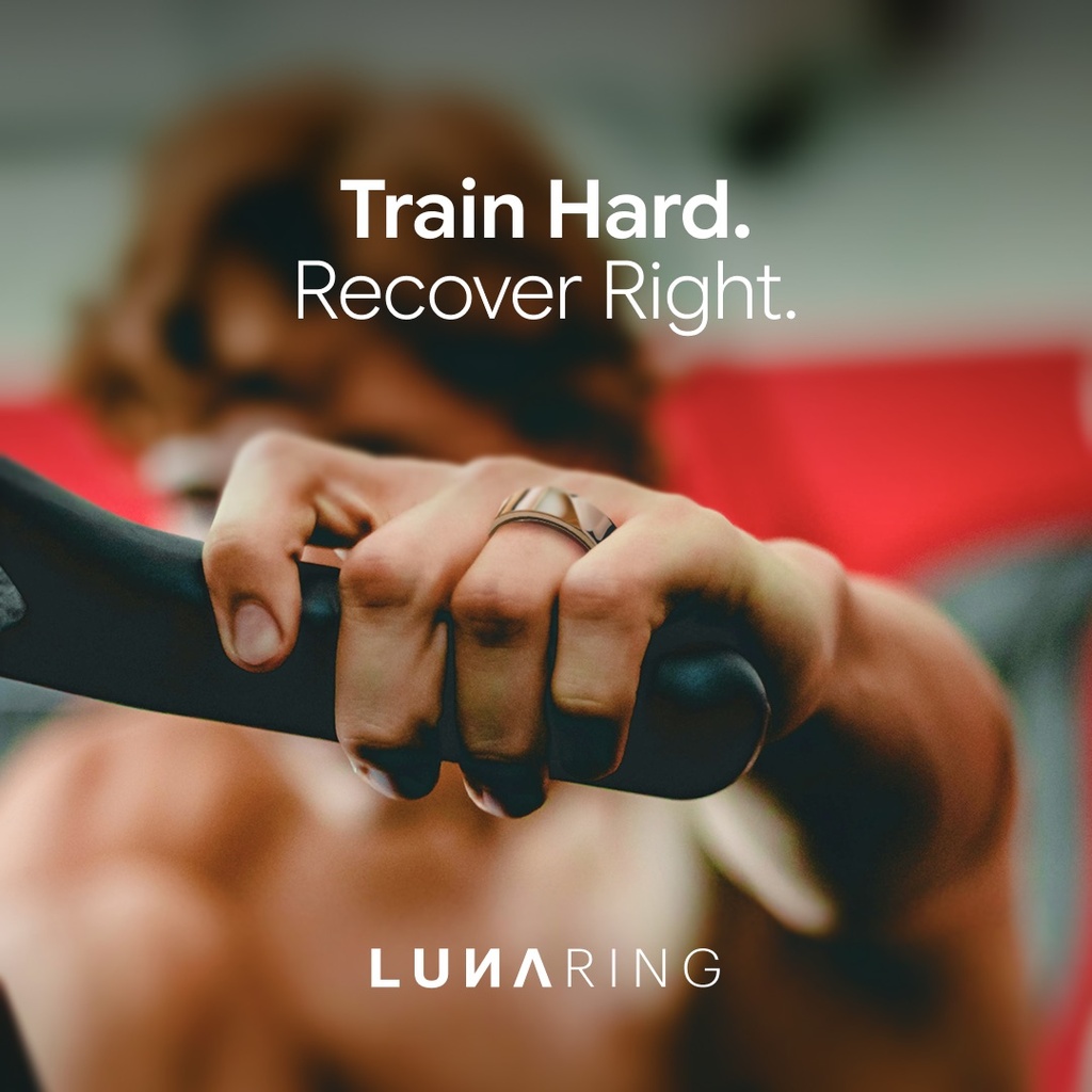 Luna Smart Ring Gen 2.0 Size 6 Lunar Black