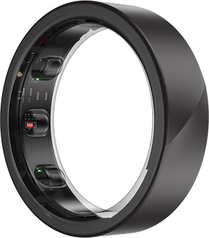 Luna Smart Ring Gen 2.0 Size 6 Lunar Black