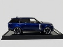 Land Rover Autobiography Blue 1:18 - with acrylic 