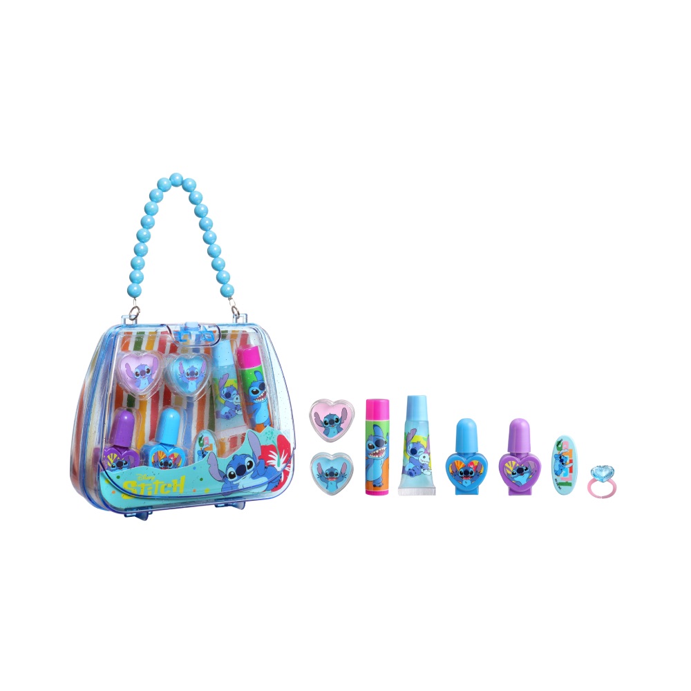 Stitch Makeup Tin With 3 Folding Trays