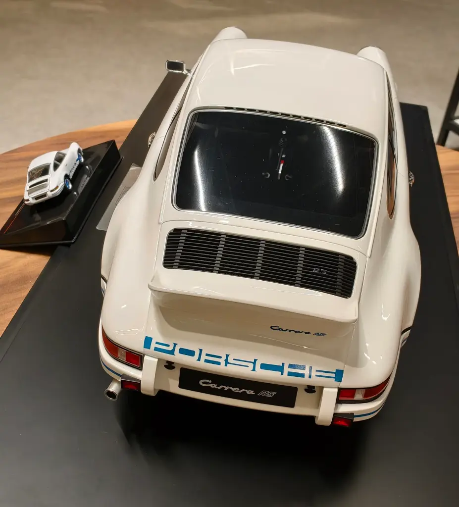 1:18 Scale Model - Porsche 911 Carrera RS 1972 White - Limited Edition