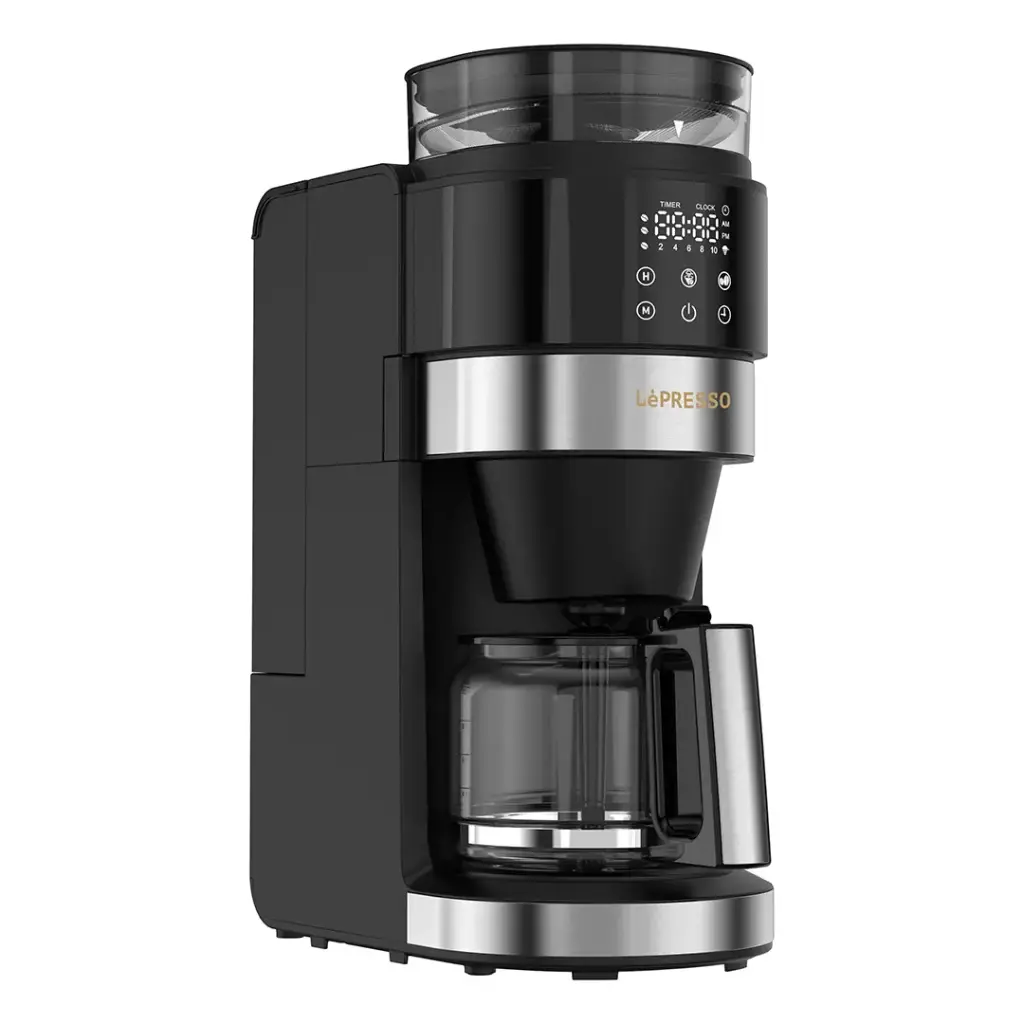 Lepresso 900W Coffee Maker 1.35L - Black