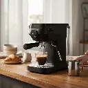 LePresso LuceNero 19-Bar Coffee Machine
with LCD Screen Black