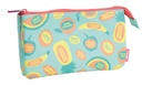 Pencil Case 5-Pocket Blue Frutikis
