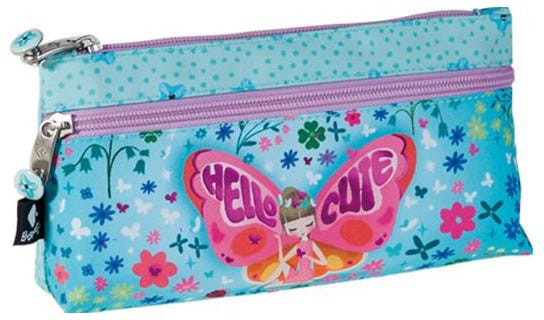 Pencil Case Double Zip Hello Cute - 23/24
