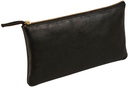 Pencil Case Flat In Leather Black 22X11Cm, Flying Spirit