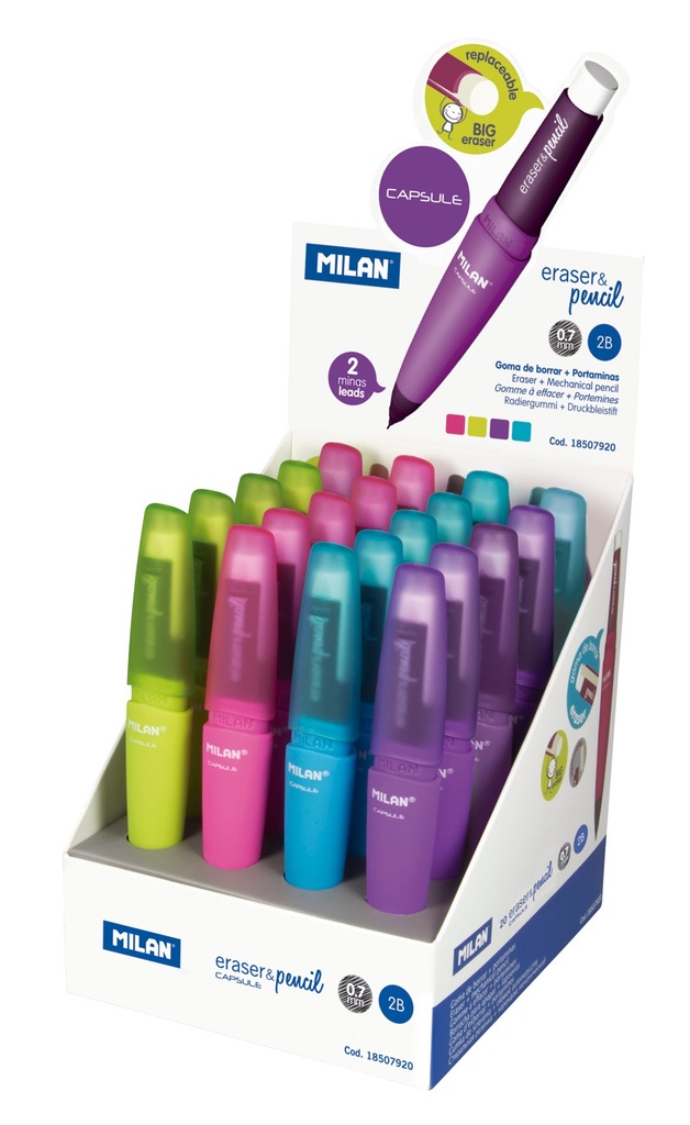 Mechanical Pencils 2B 0.7mm, Capsule