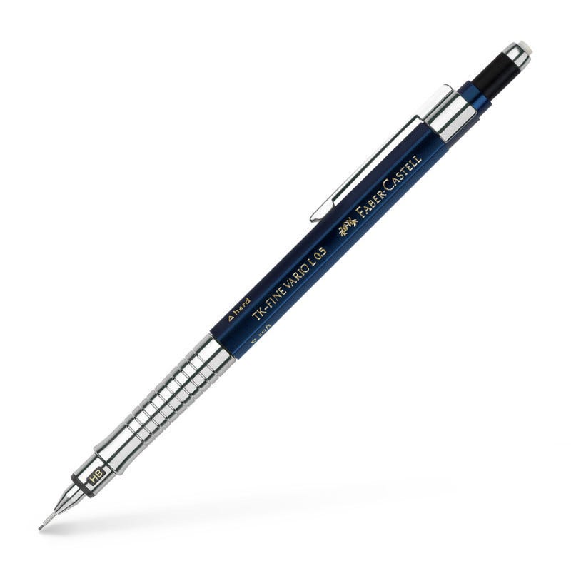 Mechanical Pencil L 0.5 mm INDIGO Lead Pencil FABER CASTELL MP TK-FINE VARIO FC135542