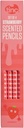 Set of 4 Strawberry scented pencils