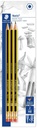 Noris Pencil With Rubber Bl=3P