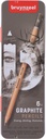 Bruynzeel Expression graphite pencil tin | 6 pieces