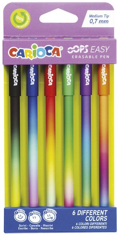 CARIOCA OOPS Easy Blister 6 pcs