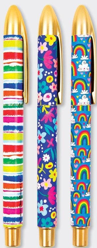 Pen Merchandiser - Rollerball Pen - Rainbows