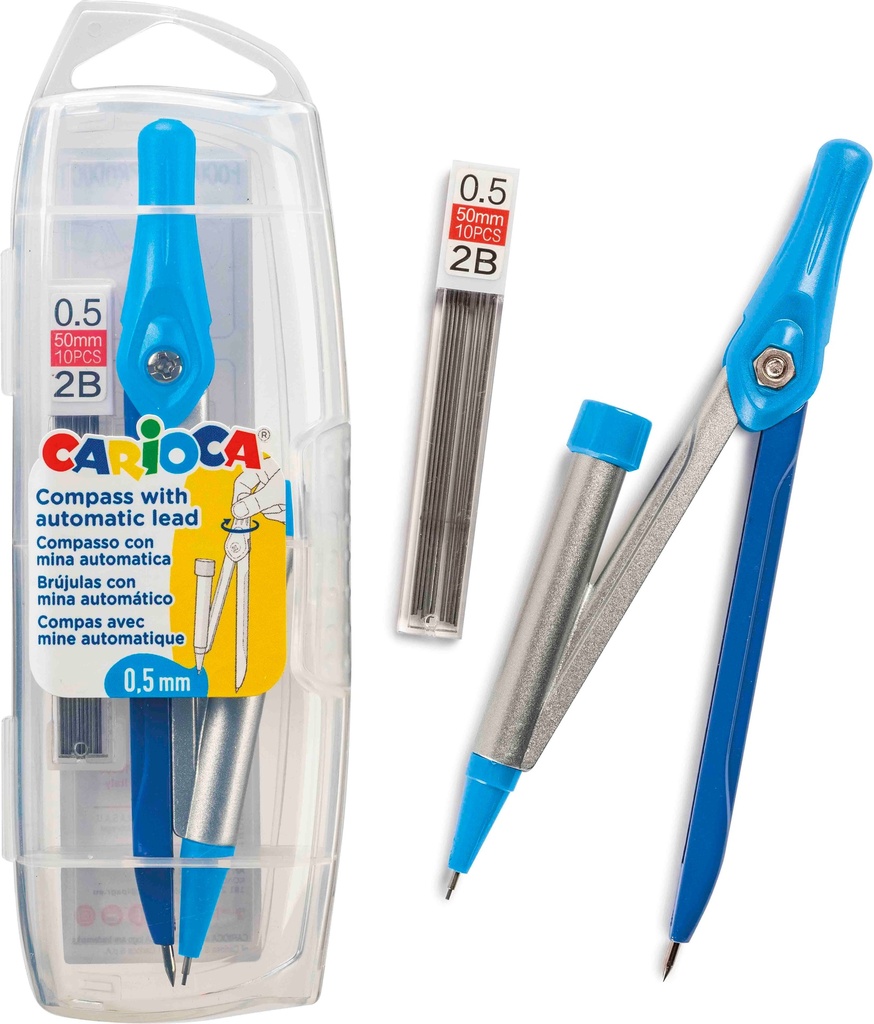 Compass Adjustable with automatic lead, Carioca