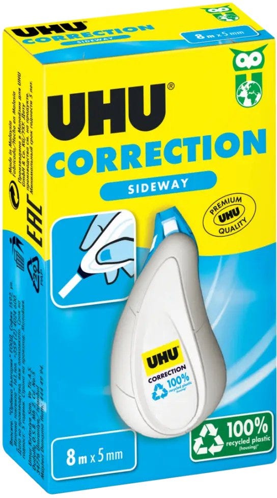 UHU GLUE ROLLER NON PERMA 8.5M