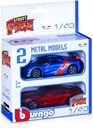 Bburago 1/43 Str Fire 2-Pk. Ass.47530002