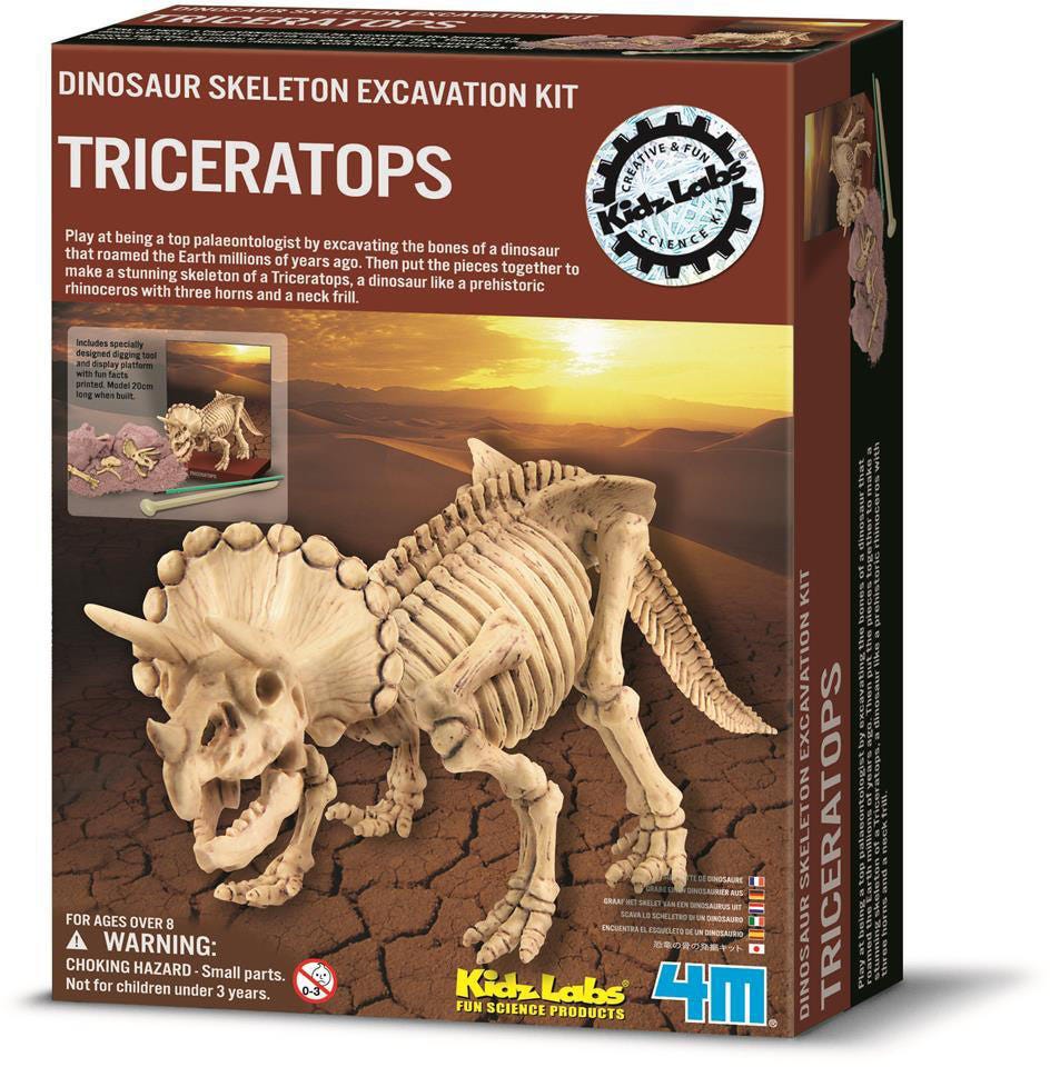 4M Triceratops Skeleton Excavation