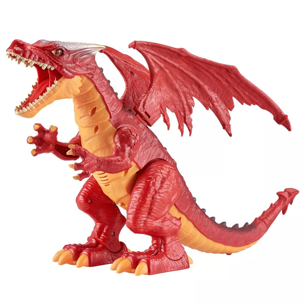 Zuru Robo Alive Robotiseries1Dragon,Bulk,4Pcs,No Inner,Stdcolor Assortment