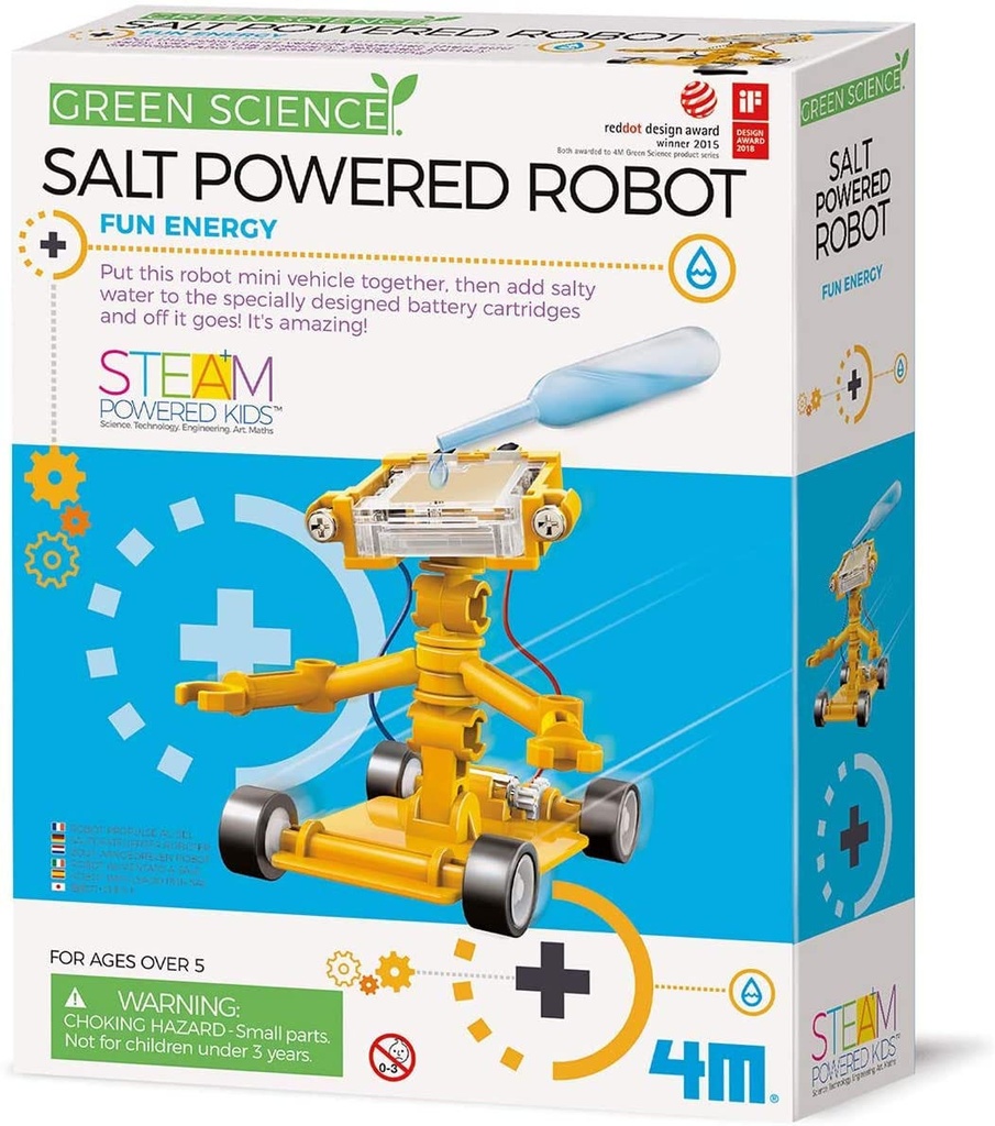4M Salt Water Powered Robot