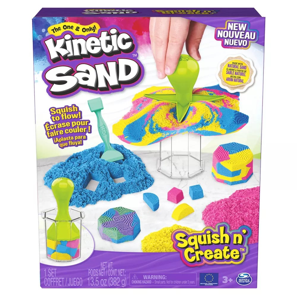 KINETIC SAND SQUISH N' CREATE