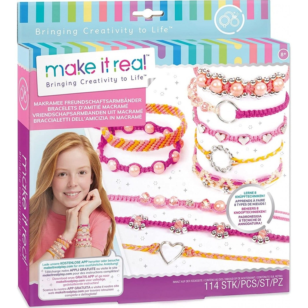 Make It Real Macrame Friendship Bracelets